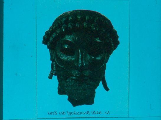 Zeusz, bronzfej, kr.e.6-5.sz